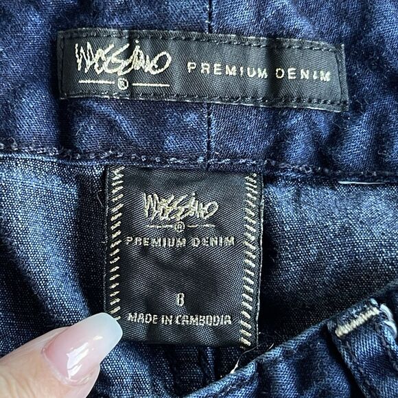 Mossimo Flare Jeans Womens Size 8 Premium Denim Blue Y2K Double Loop - Picture 5 of 11